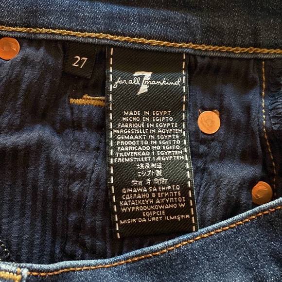 7 for All Mankind Denim Shorts Size 27 - Picture 6 of 8